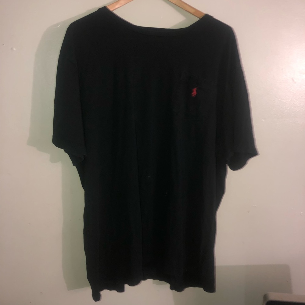 Polo Ralph Lauren Mens Black Single Stitch T Shirt